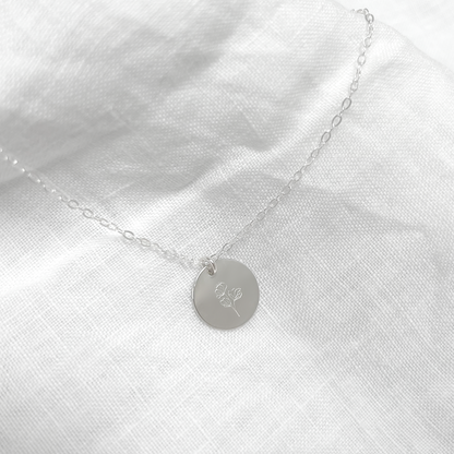 'Flora' Disc Necklace